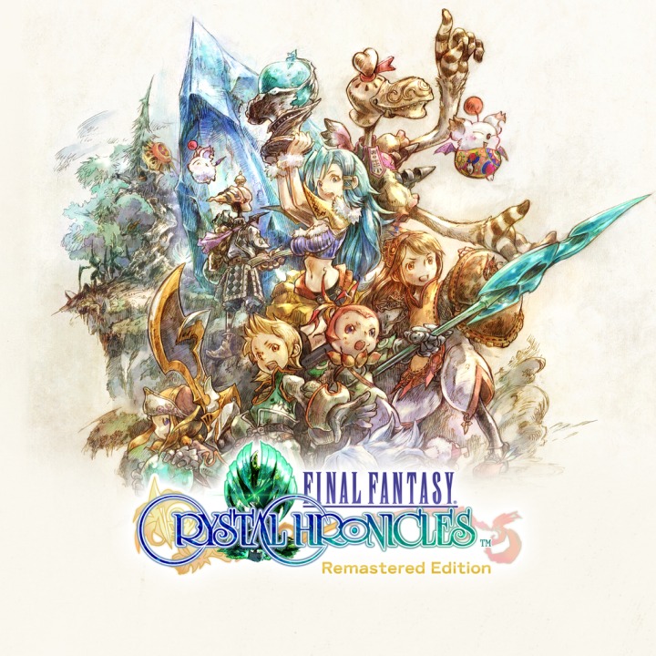 Illustration de jaquette de Final Fantasy Crystal Chronicles